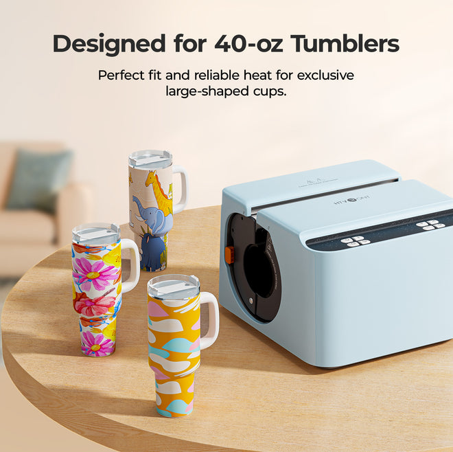 HTVRONT A200 Auto Tumbler Heat Press,  A200H Standard Kit B