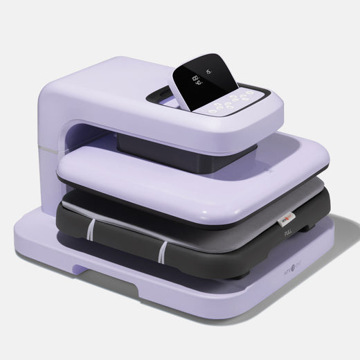 light purple auto heat press 2