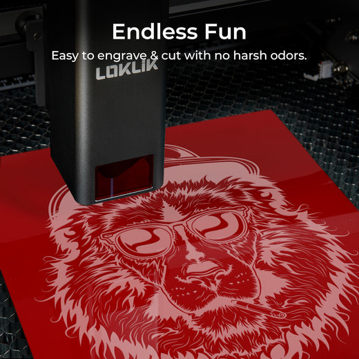 LOKLiK-iEngrave  Acrylic Sheet-10pcs