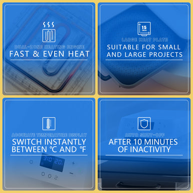 [Easter Machine bundle]HTVRONT Auto+Tumbler+Manual Hat Heat Press Machine