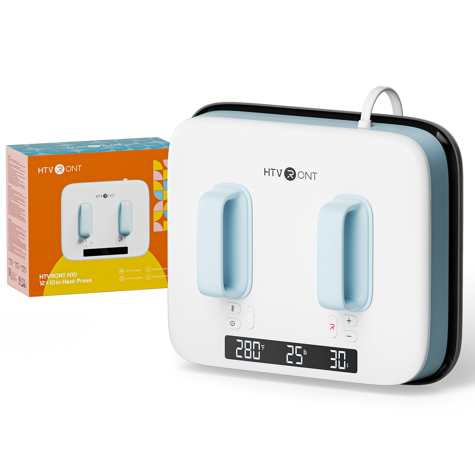 Bubble Blue H10 Portable Heat Press