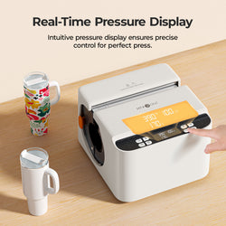 HTVRONT A200 Auto Tumbler Heat Press, Start-up Kit - Bubble Blue(Sold Out)