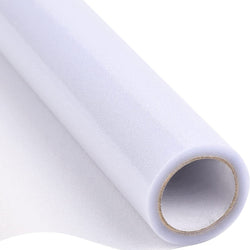 Window Privacy Film - Non Adhesive Frosted Glass (17.5"×6.5ft, Matte White)