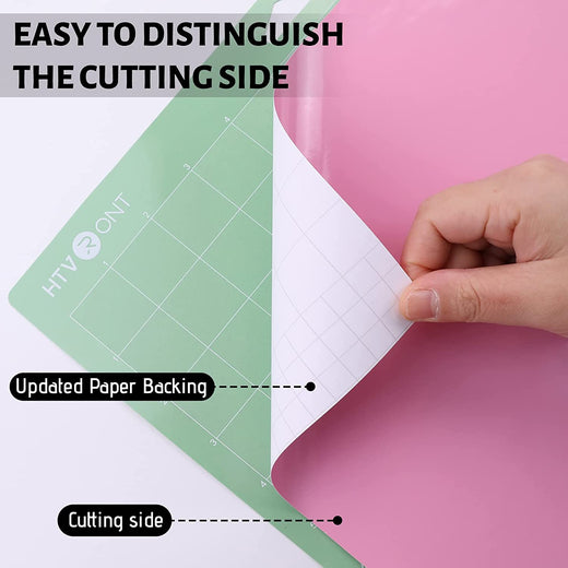 Permanent Adhesive Vinyl Sheets 50PCS 12"X12" HTVRONT