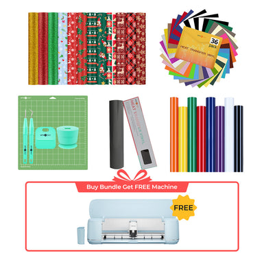 Heat Transfer Vinyl HTV Bundle [Buy Bundle Get Free Cutting Machine]