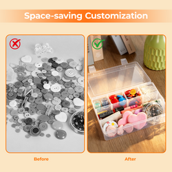 HTVRONT Clear Multi-purpose Storage Box, For H17 Molds