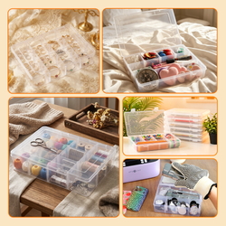 HTVRONT Clear Multi-purpose Storage Box, For H17 Molds