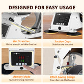 HTVRONT Manual Hat Heat Press Machine 110V - (2 Colors)