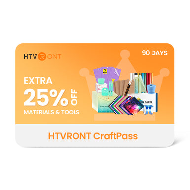HTVRONT CraftPass: 25% off materials & tools