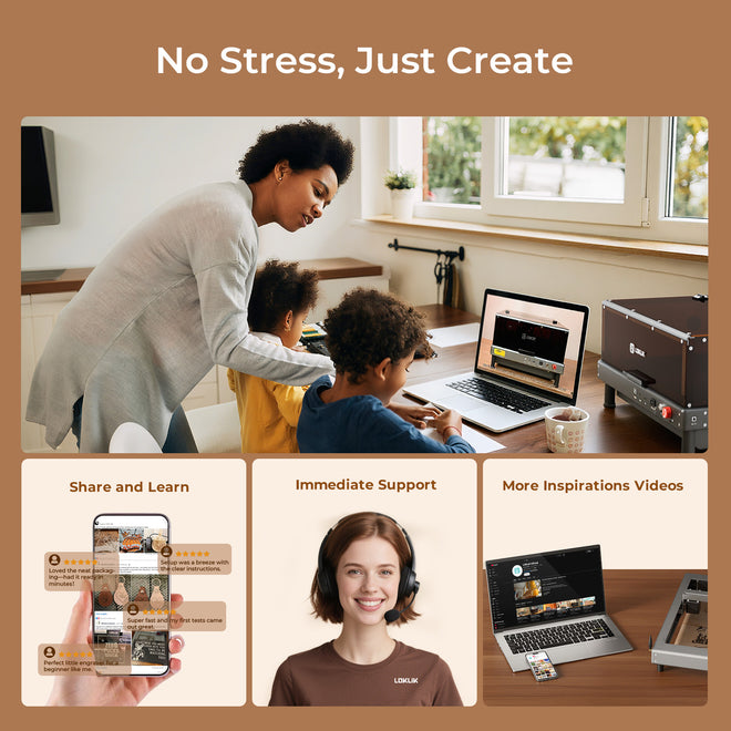 HTVRONT-LOKLiK iEngrave™- 10W Laser Engraver