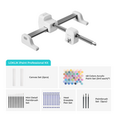 LOKLiK-HTVRONT iPaint | AI-Powered Painting Machine, Professional Kit - Daisy White