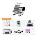 E15 Embroidery Machine - All-in-One Bundle / Daisy White