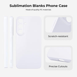 【Android Phone Case】Sublimation Blank Glossy Phone Case Set - 6 Pcs, For H17 Phone Case Heat Press
