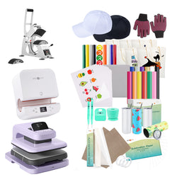 [All in one kit]HTVRONT Auto heat press 2+Tumbler press+Manual Hat Press+All in One Bundle