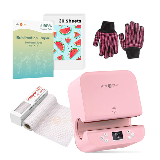 HTVRONT Auto Tumbler Heat Press Machine 120V, Lucky Bag - Pink