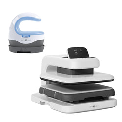 [Machine bundle]HTVRONT Auto Heat Press 2 - 15"x15"+Mini Heat Press Machine