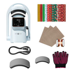 HTVRONT A300 Auto Hat Heat Press, Beginner Kit