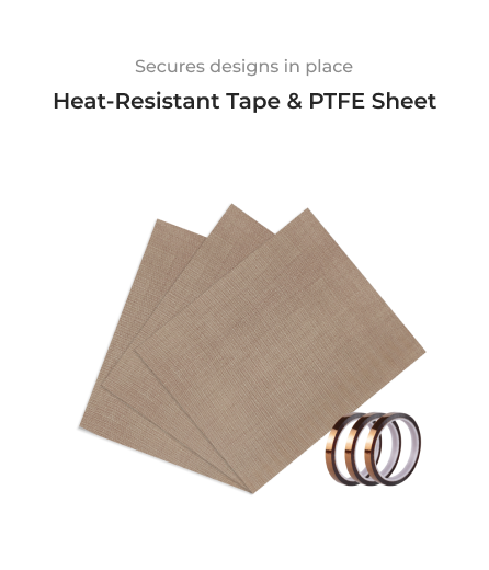 Teflon sheet for hat press