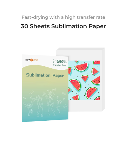 30 sheets sublimation paper