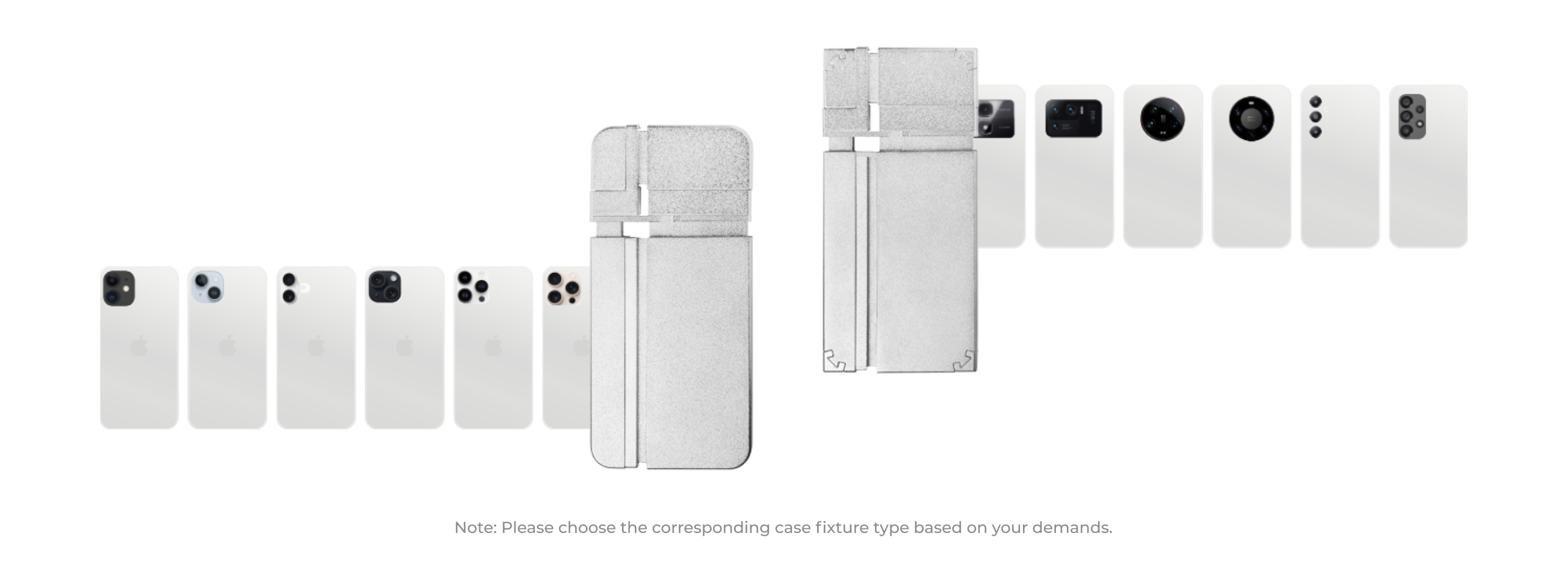 With just one model, compatible with Most Android phone cases or iPhone cases.