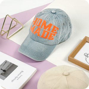 The A300 Hat Heat Press can heat press the Denim Baseball Cap.