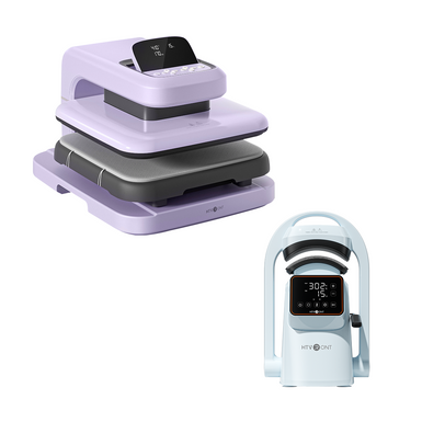 [Machine Bundle] HTVRONT Auto Heat Press 2 - Digit 15"x15" + A300 Auto Hat Heat Press