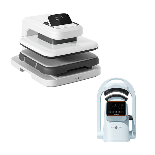 [Machine Bundle] HTVRONT Auto Heat Press 2 - Digit 15"x15" + A300 Auto Hat Heat Press