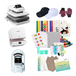 [All-in-One Kit]HTVRONT  Auto Heat Press 2+Tumbler press+a300 auto Hat Press+All in One Bundle
