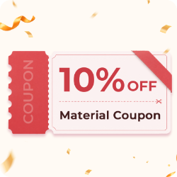 10% OFF Material Coupon