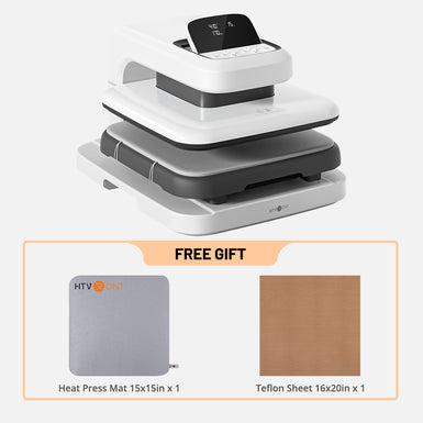 White auto heat press 2 - HTVRONT