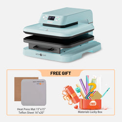 HTVRONT Auto Heat Press - 15" x 15"(2 colors), Standard Kit
