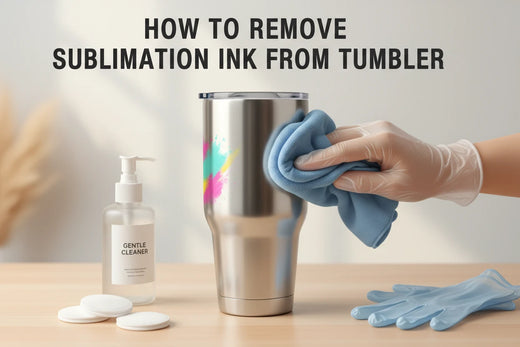 How to Remove Sublimation Ink from Tumbler
