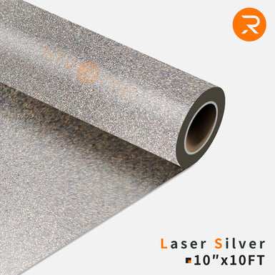 Glitter Heat Transfer Vinyl Roll For Christmas Decoration- 10"x10 Ft (9 Colors)