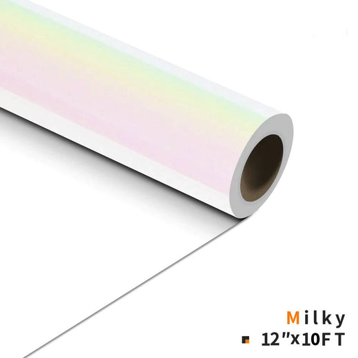 Crystal Holographic Heat Transfer Vinyl Roll - 12"x10 Ft (6 Colors)[Clearance Sale]