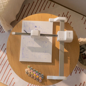 Paint by Numbers Machine of HTVRONT, white color