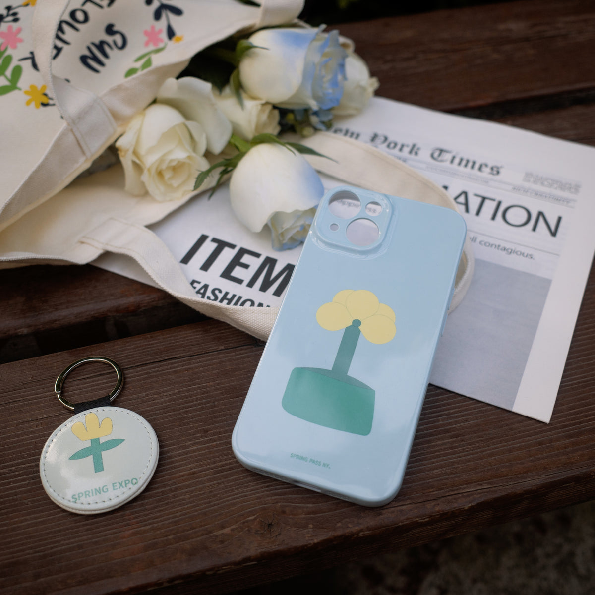 Cartoon yellow daisy pattern Android phone case