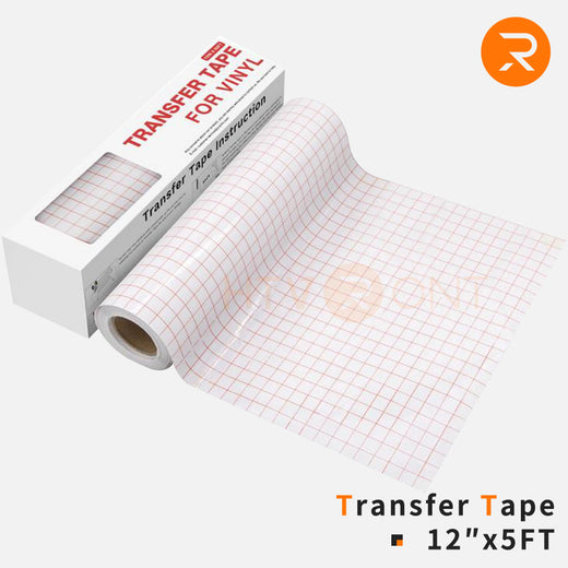 Clear Vinyl Transfer Tape Roll Blue Alignment 12 x 5 Ft – HTVRONT