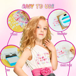 Tie-Dye Patterned Heat Transfer Vinyl Bundle - 12"x10" 10 Sheets