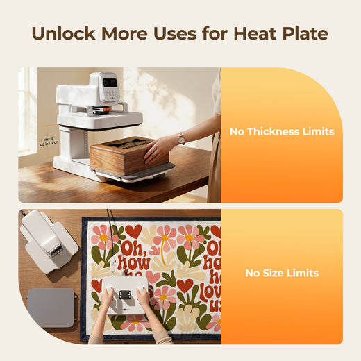 HTVRONT A100 Auto Multi Heat Press Plate Module