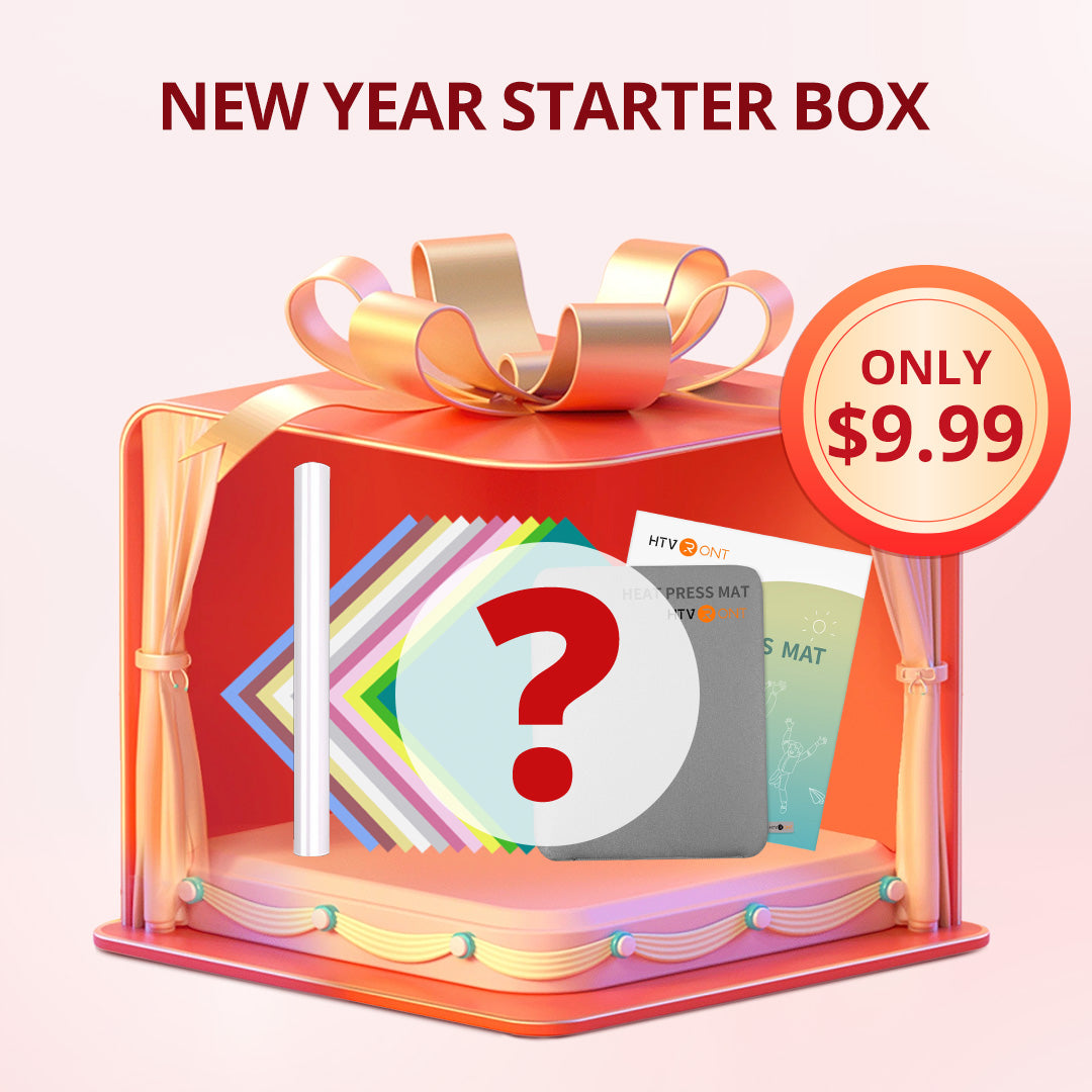 NEW YEAR STARTER BOX(Two Commonly Used Random Material-HTV & TOOLS ...