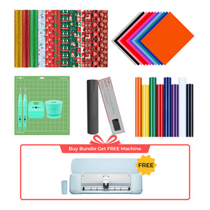 Heat Transfer Vinyl HTV Bundle [Buy Bundle Get Free Cutting Machine]
