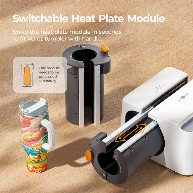HTVRONT A200 Auto Tumbler Heat Press,  A200 Standard Kit A