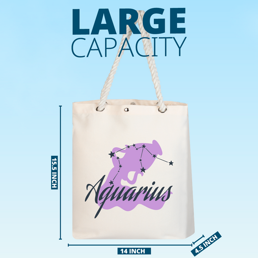 Sublimation Canvas Tote Bag Blank - 1 Pack