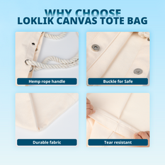 Sublimation Canvas Tote Bag Blank - 1 Pack Blank