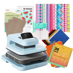 [Father's Day Best Deal] HTVRONT Auto Heat Press 2+Great Value Bundle