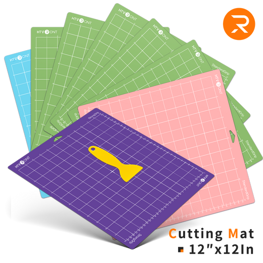 Cutting Mat Bundle - 12" x 12" 8 Pack (4 Assorted Colors)