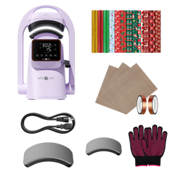 HTVRONT A300 Auto Hat Heat Press, Beginner Kit