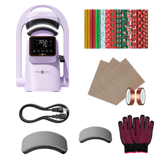 HTVRONT A300 Auto Hat Heat Press, Beginner Kit