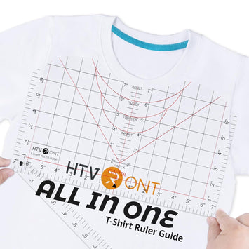 All-in-One T Shirt Ruler Guide for Vinyl Alignment