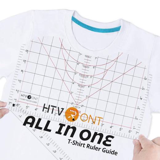 All-in-ONE T Shirt Ruler Guide for Vinyl Alignment